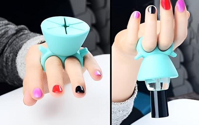 Soft Silicone Nail Polish Stand