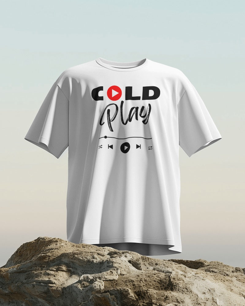 Cool COLD PLAY Musical Tshirt (White) (50% OFF)