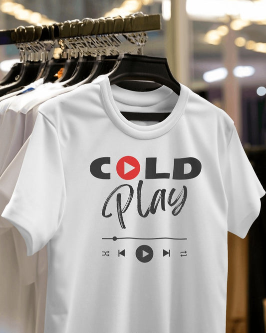 Cool COLD PLAY Musical Tshirt (White) (50% OFF)