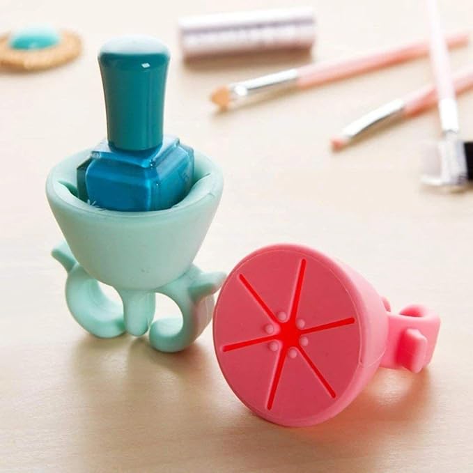 Soft Silicone Nail Polish Stand