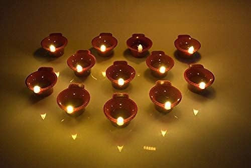 LED Diya for Eco-Friendly Diwali Decorations Water Sensor