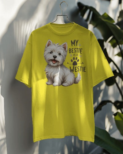 Cute Dog (Westie) Unisex Tshirt